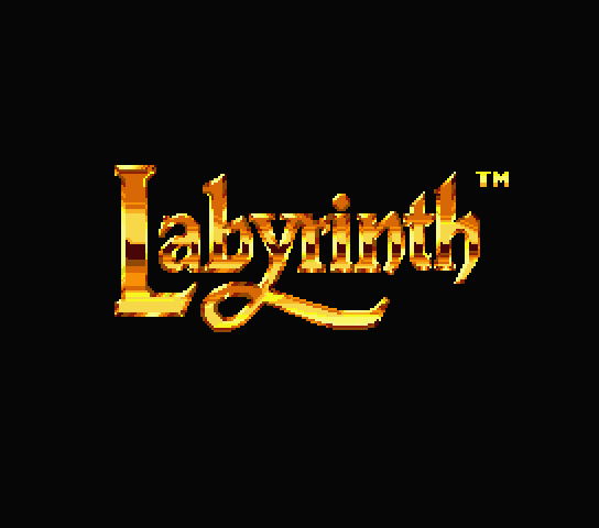 Labyrinth title screen for MSX2